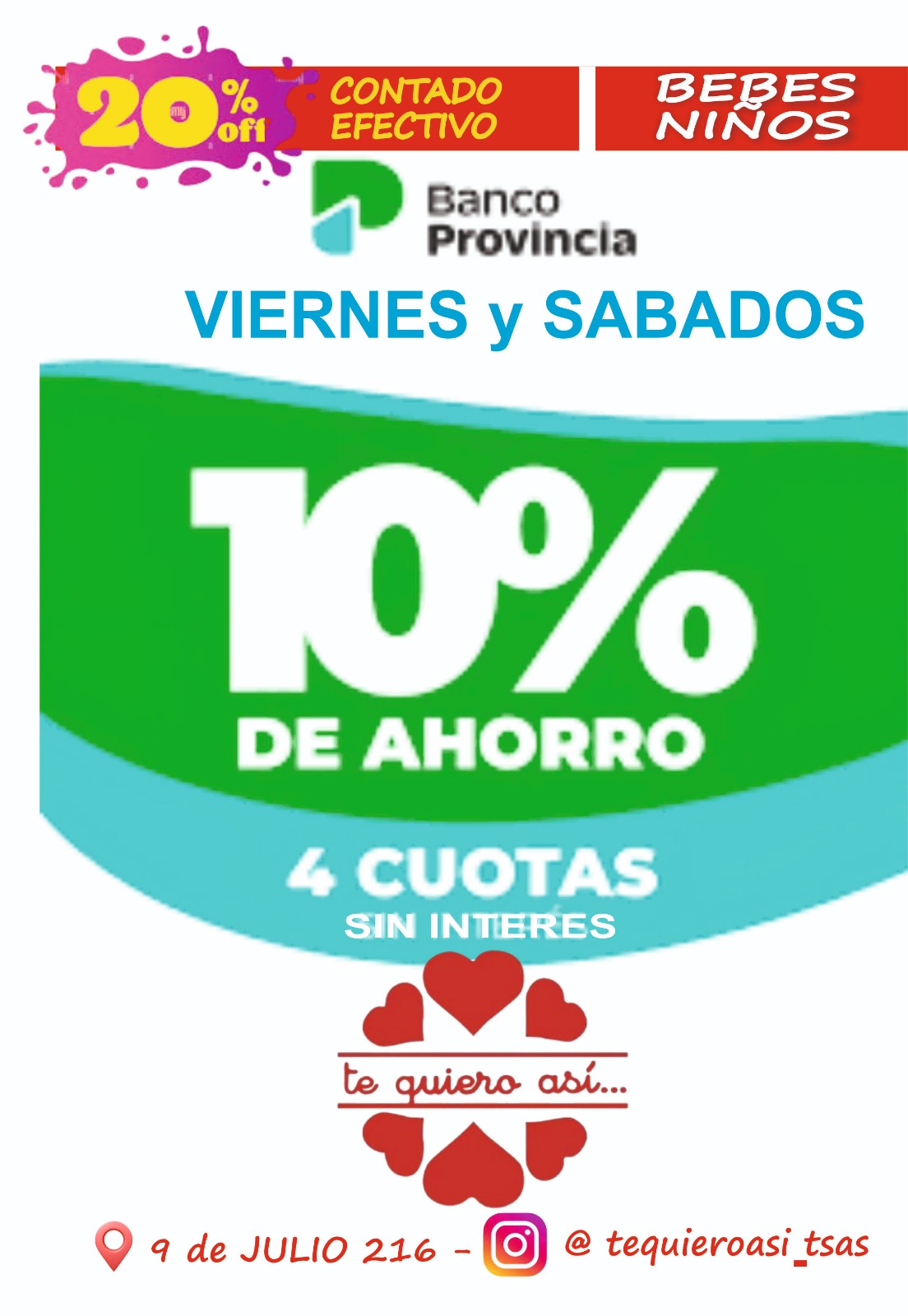 Descuento con Banco Provincia