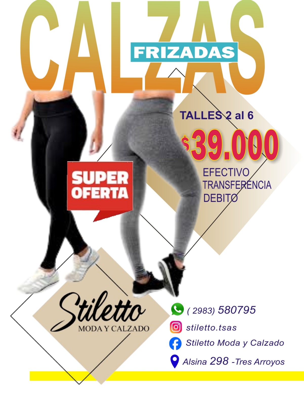 CALZAS FRIZADAS 