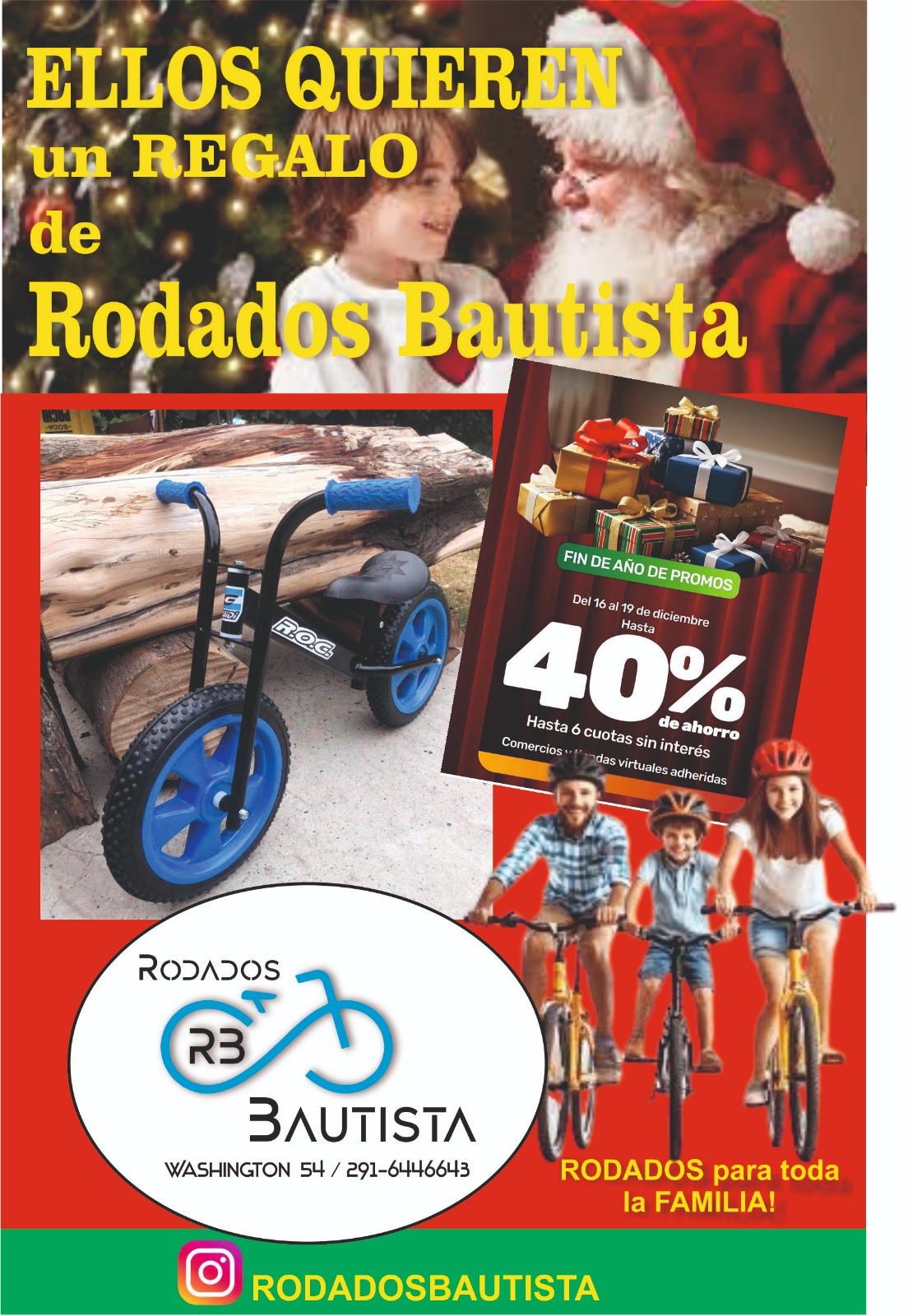 Rodados para toda la familia