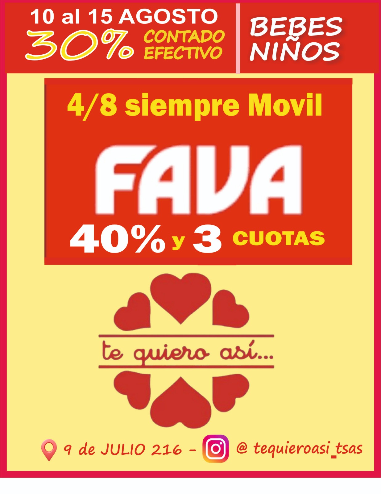 Descuento con FAVA