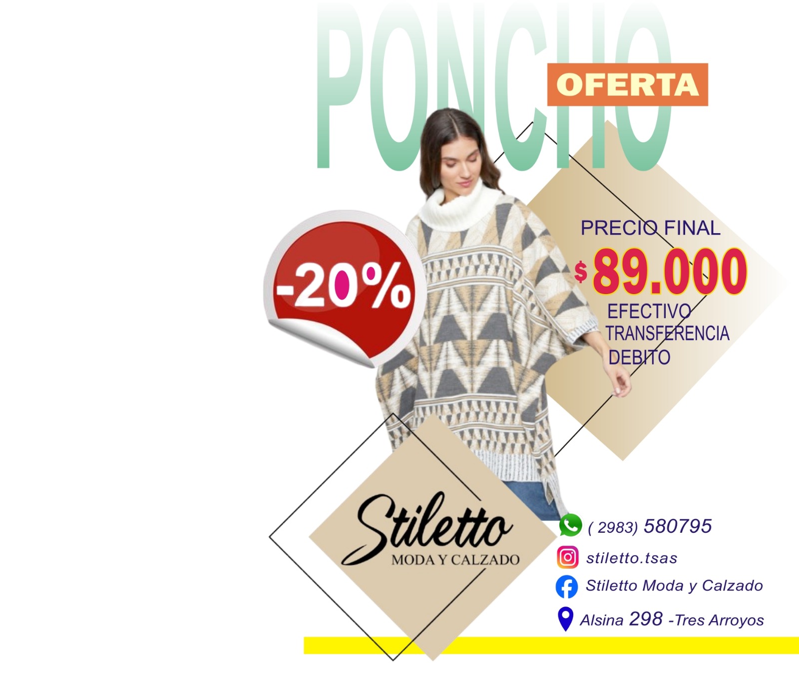 PONCHO- MUJER