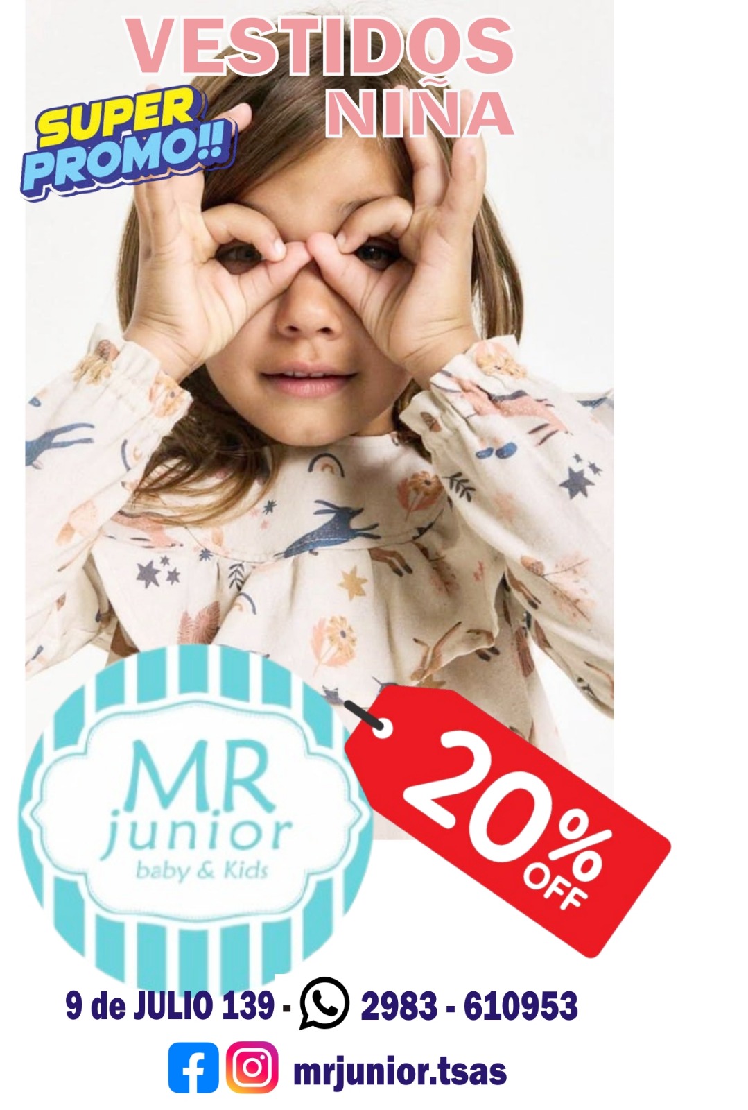 VESTIDOS DE NIÑA 20%