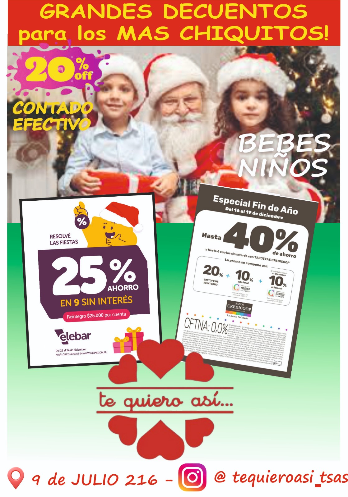 Descuentos de fin de año