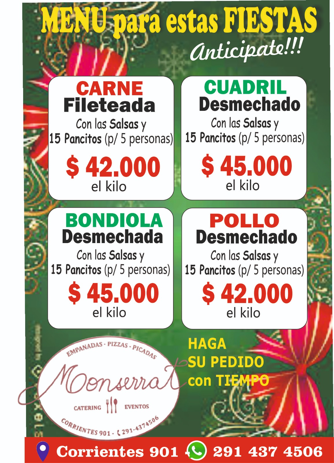 Menús Navideños