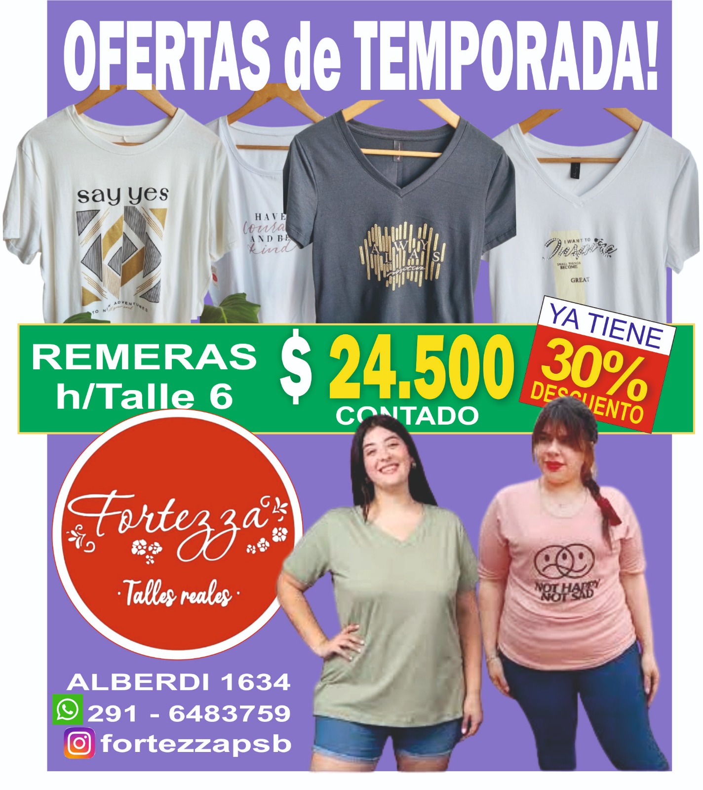 Oferta de Temporada en Remeras