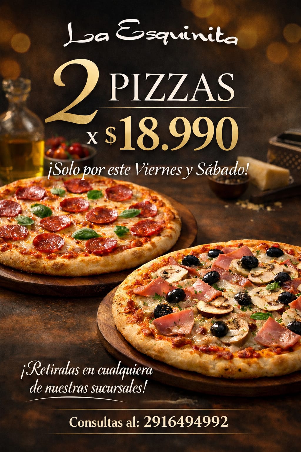 PIZZAS 
