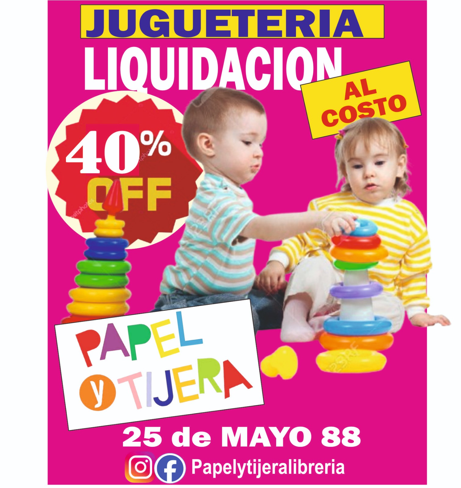 JUGUETERIA  en liquidación 