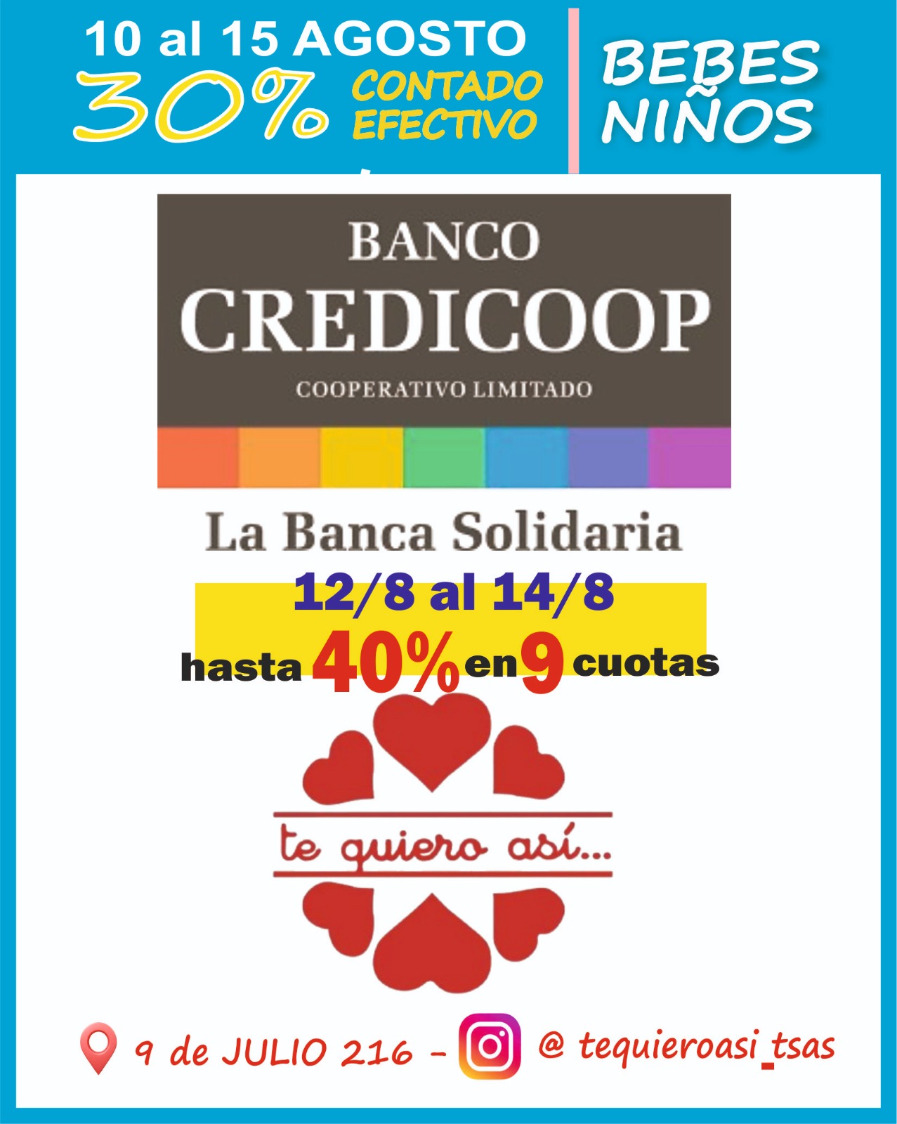 Descuento con Banco Credicop