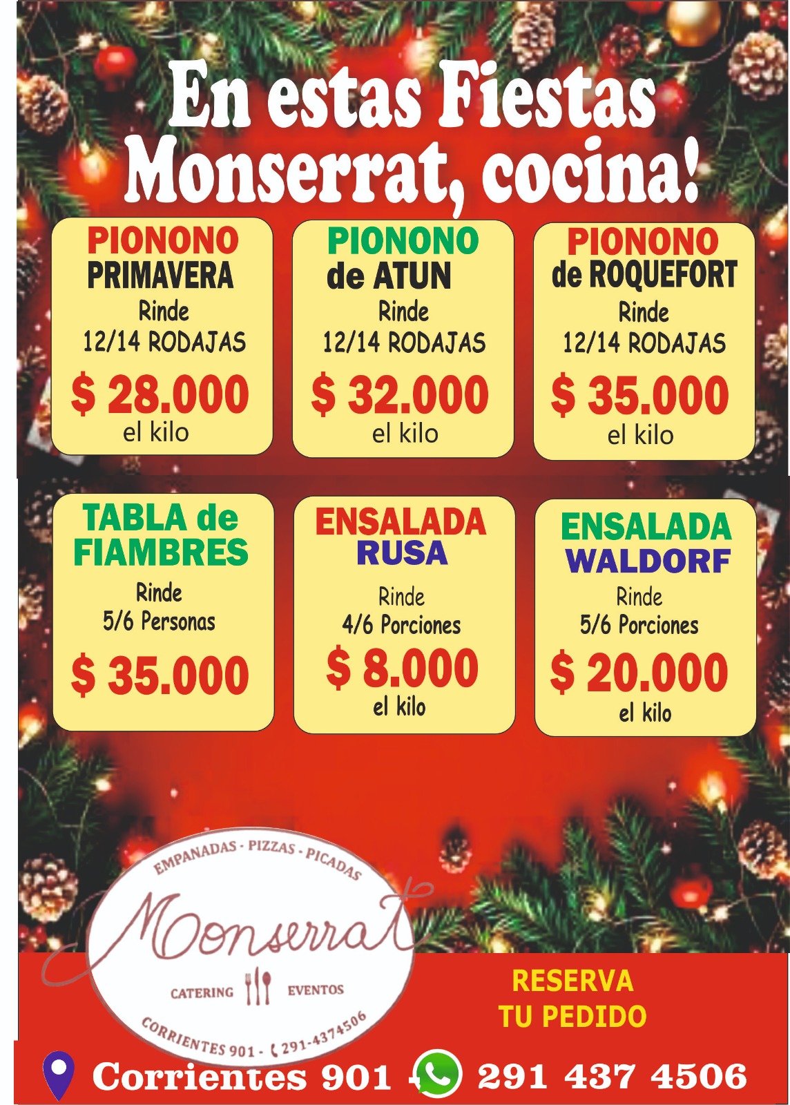 Menús Navideños