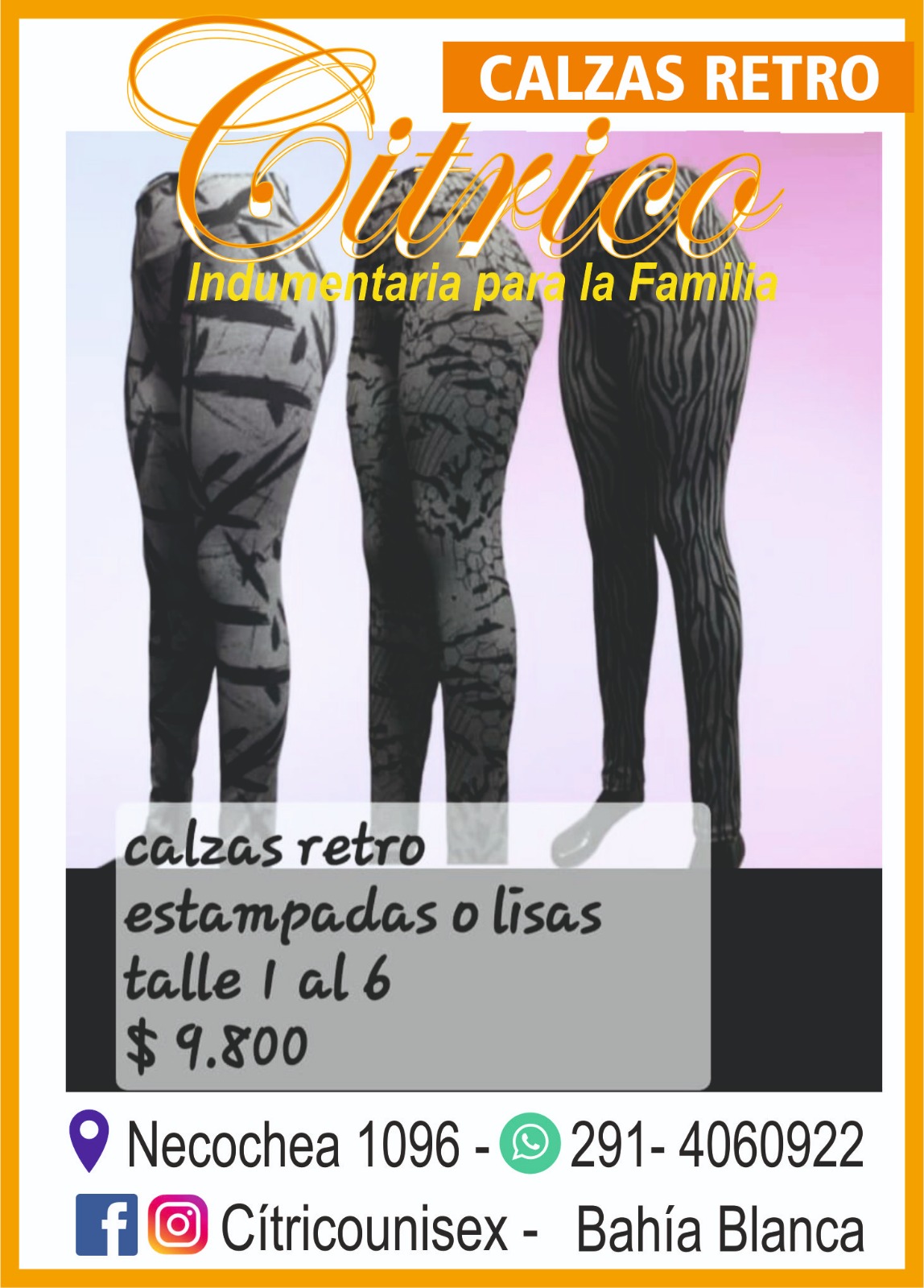 Calzas retro 
