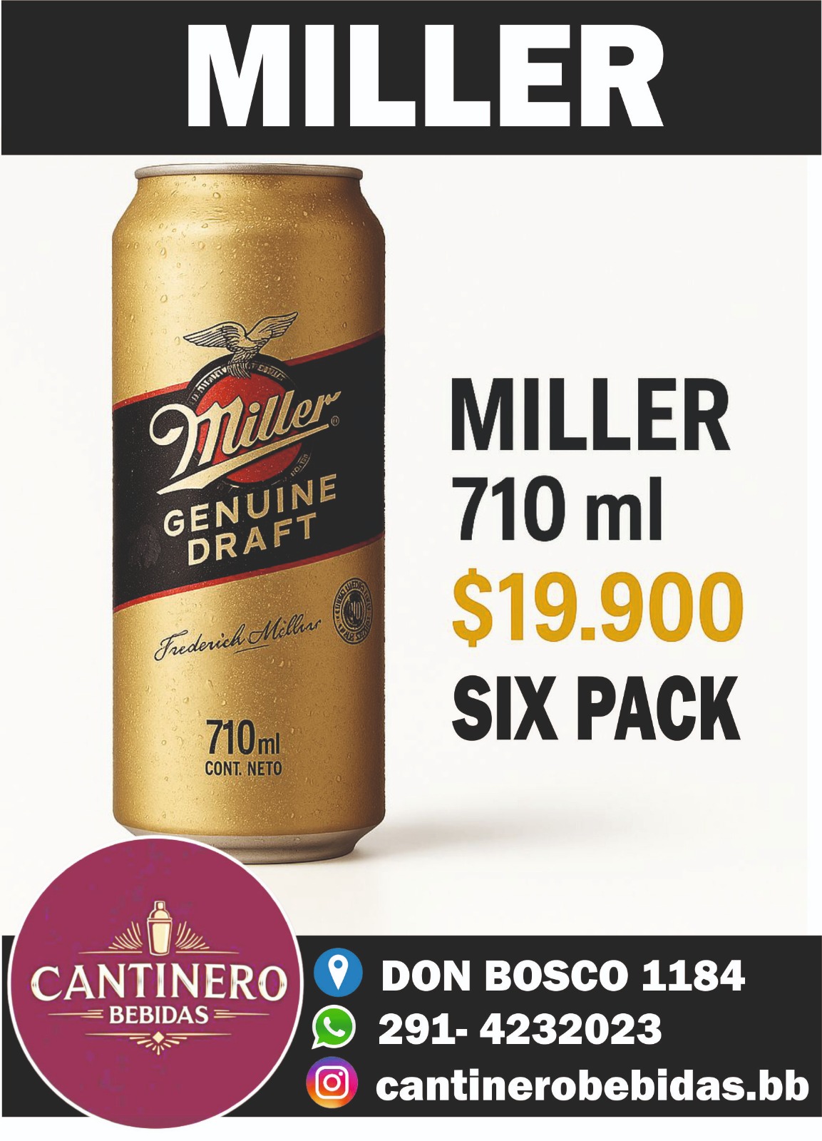 6 Pack Miller