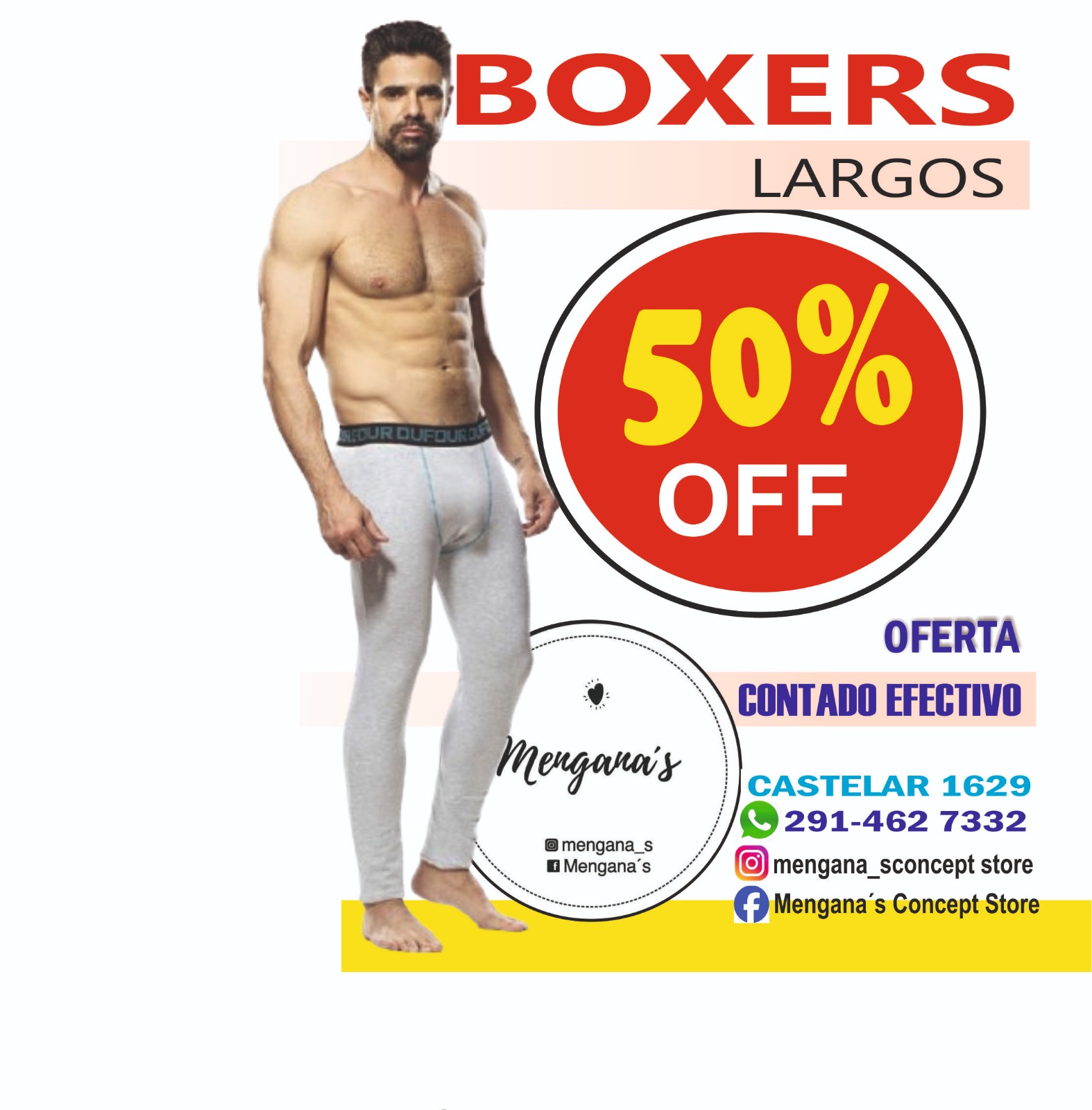 boxer largo de HOMBRE