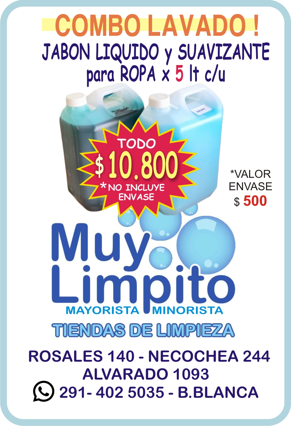 COMBO LAVADO 
