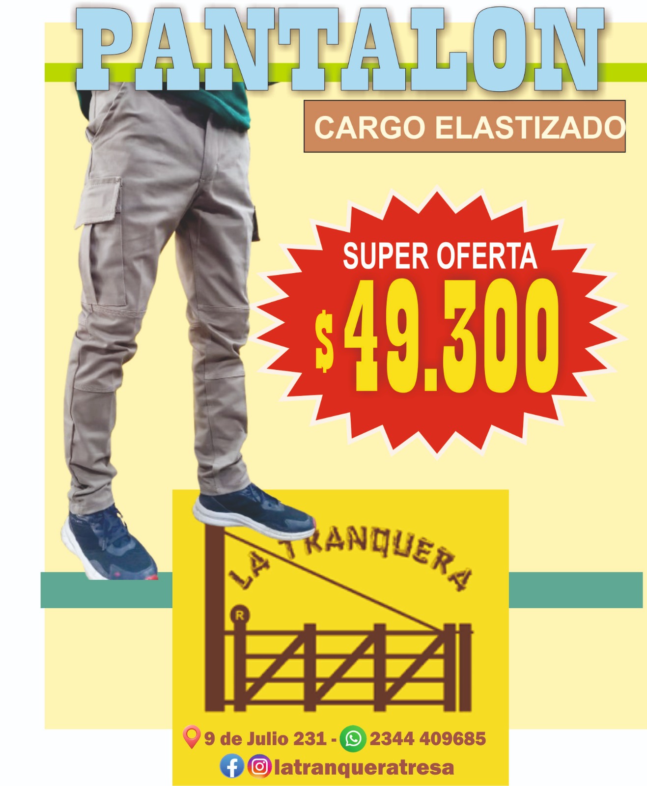 Pantalon Cargo 