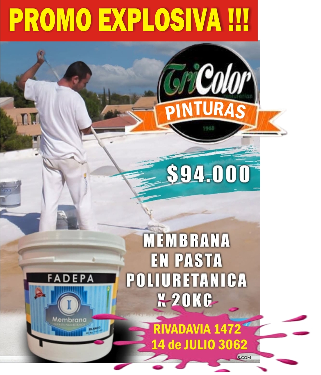 Membrana poliuretánica x 20kg