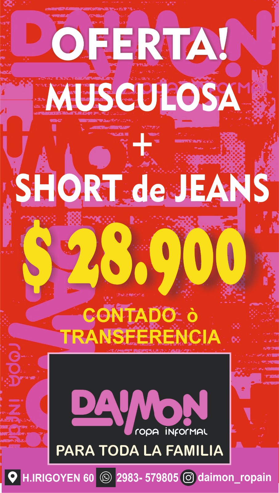 Musculosa + Short de Jean