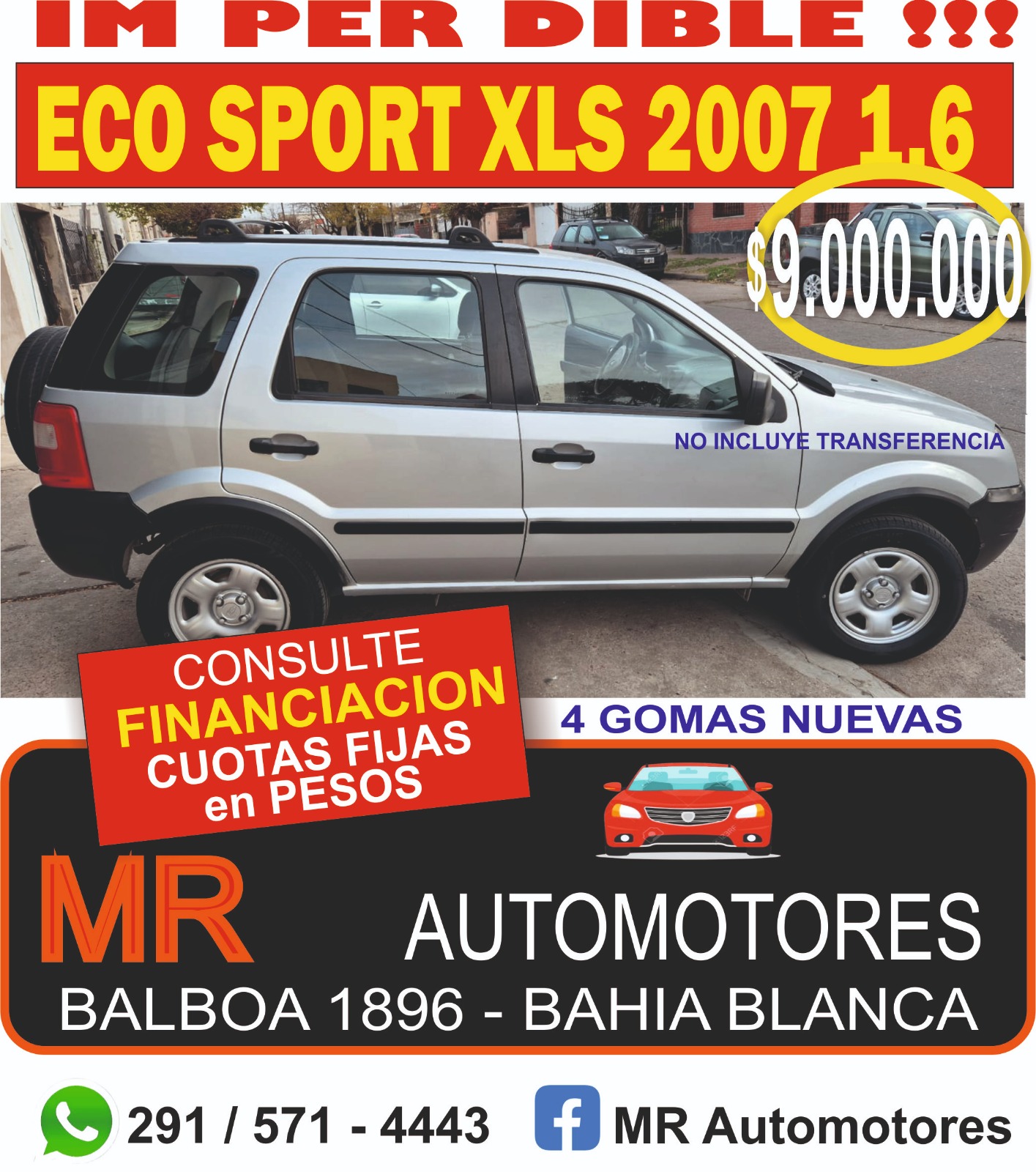 OPORTUNIDAD  DE UNA ECO 