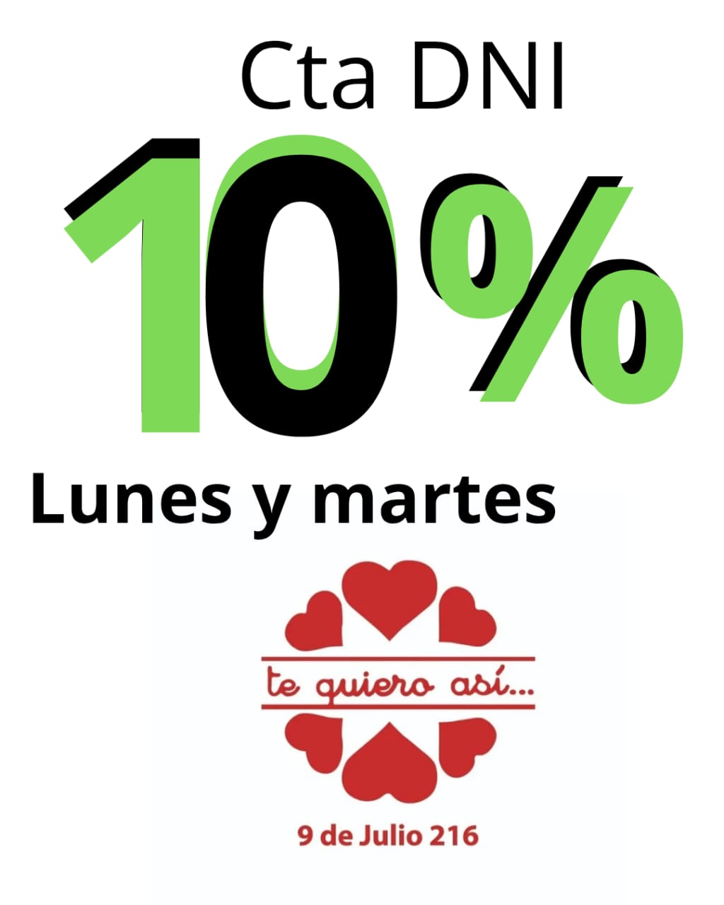 Descuento con CuentaDNI