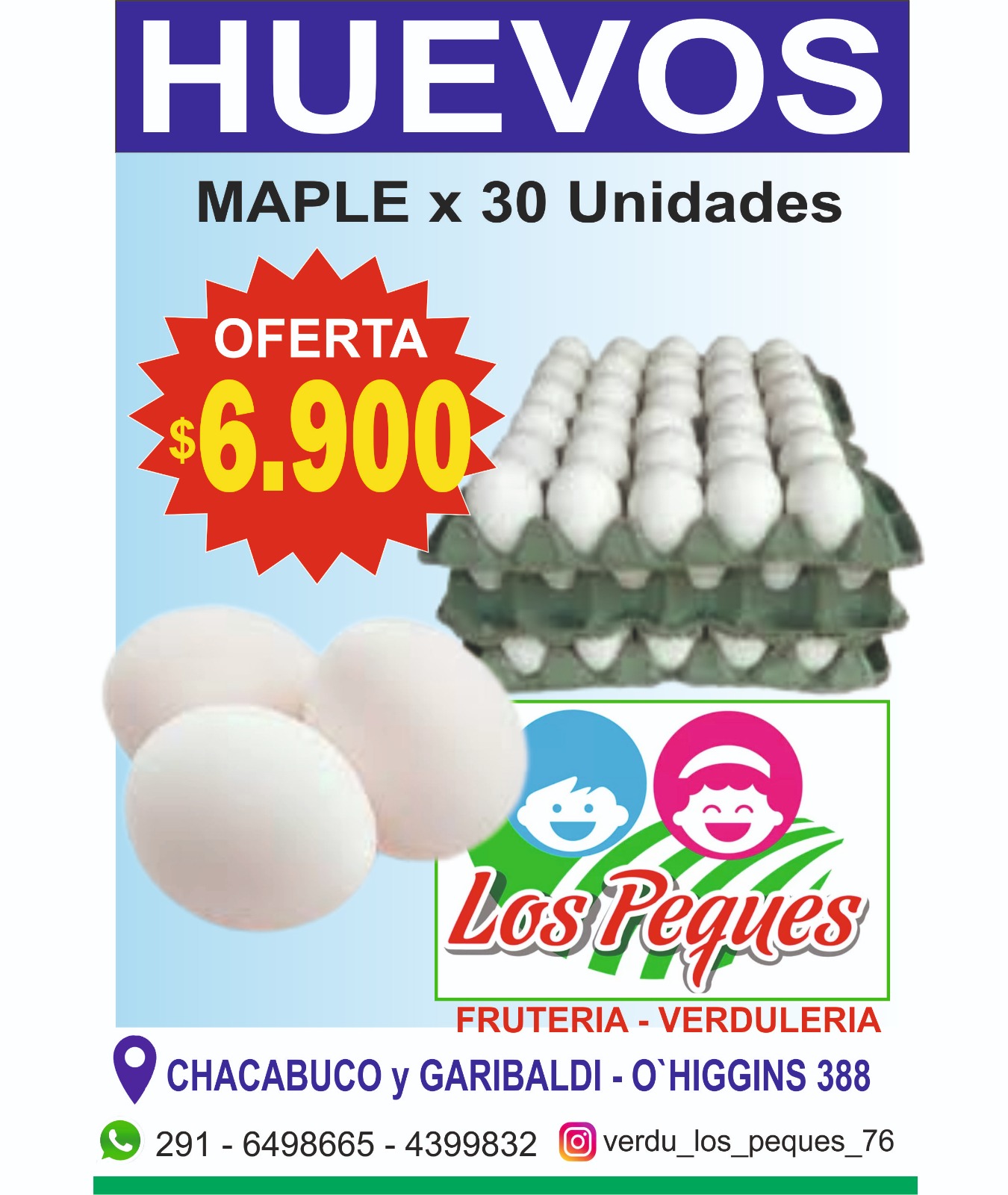 HUEVOS x 30 unidades 