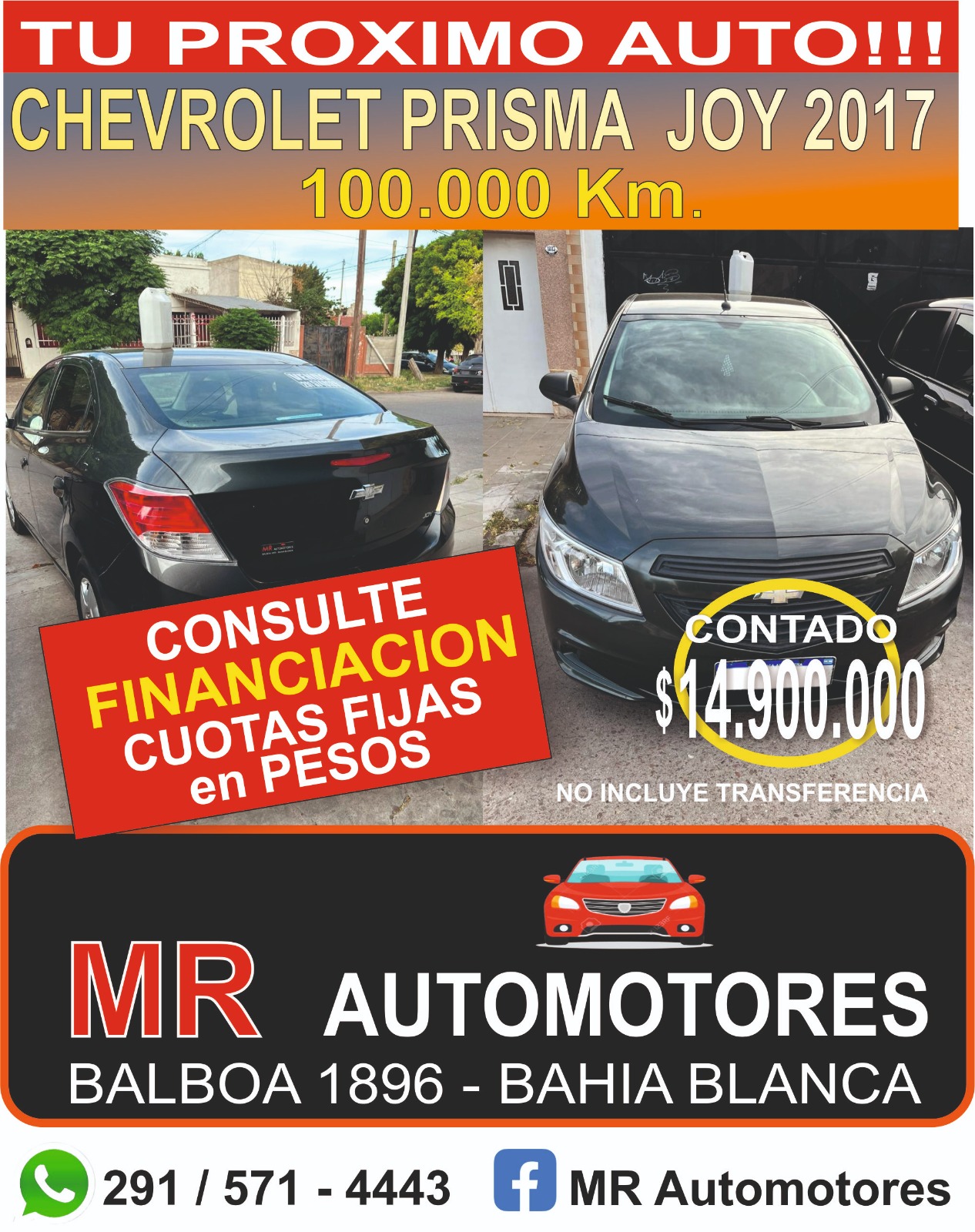LA OPORTUNIDAD PARA CAMBIAR TU AUTO 