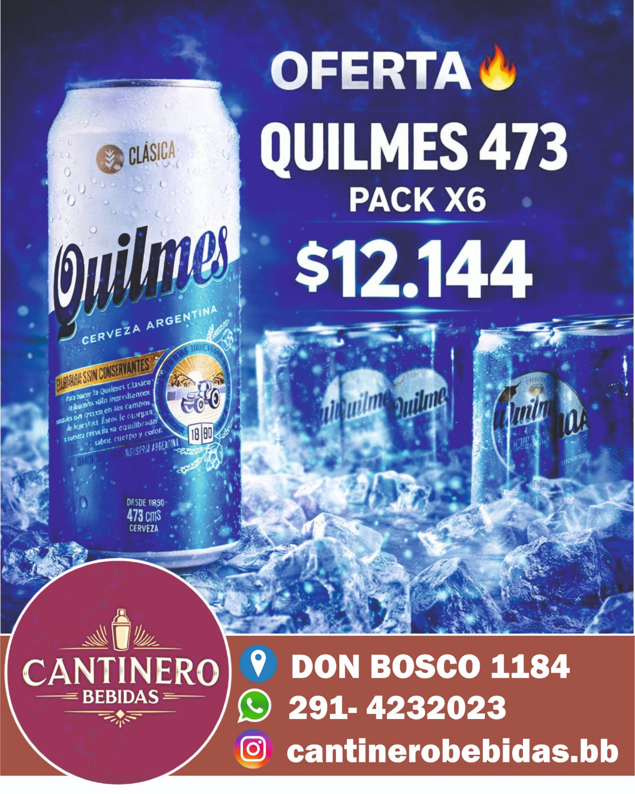 6 Pack Quilmes