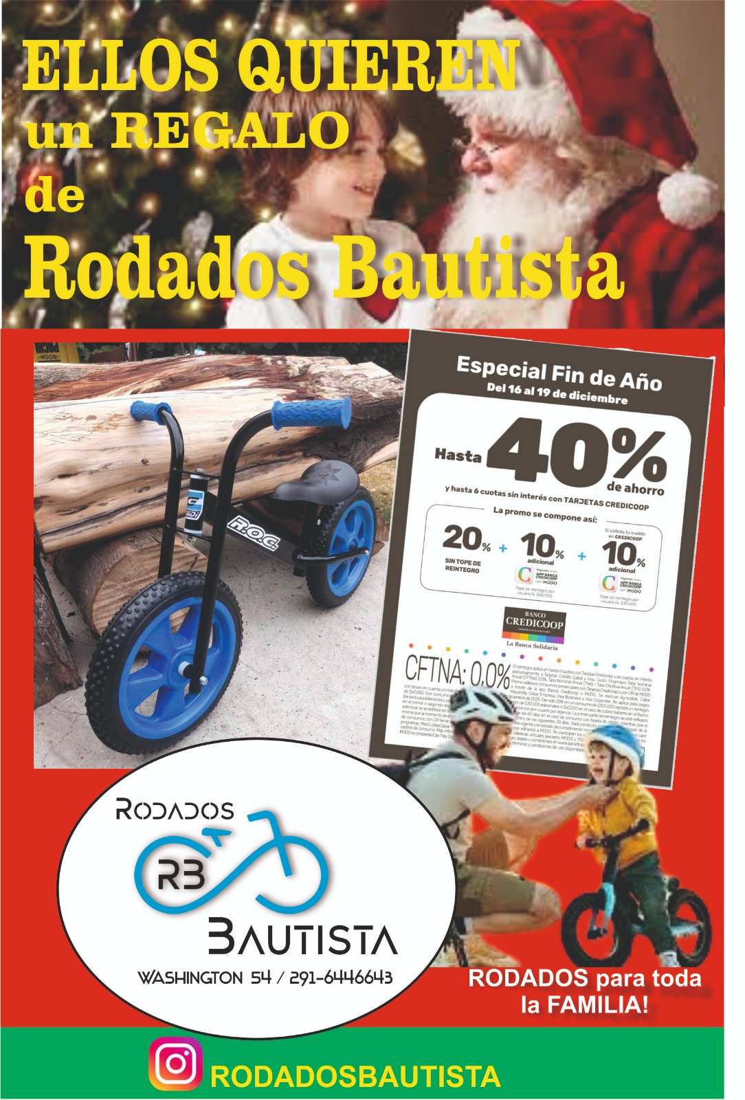 Rodados para toda la familia