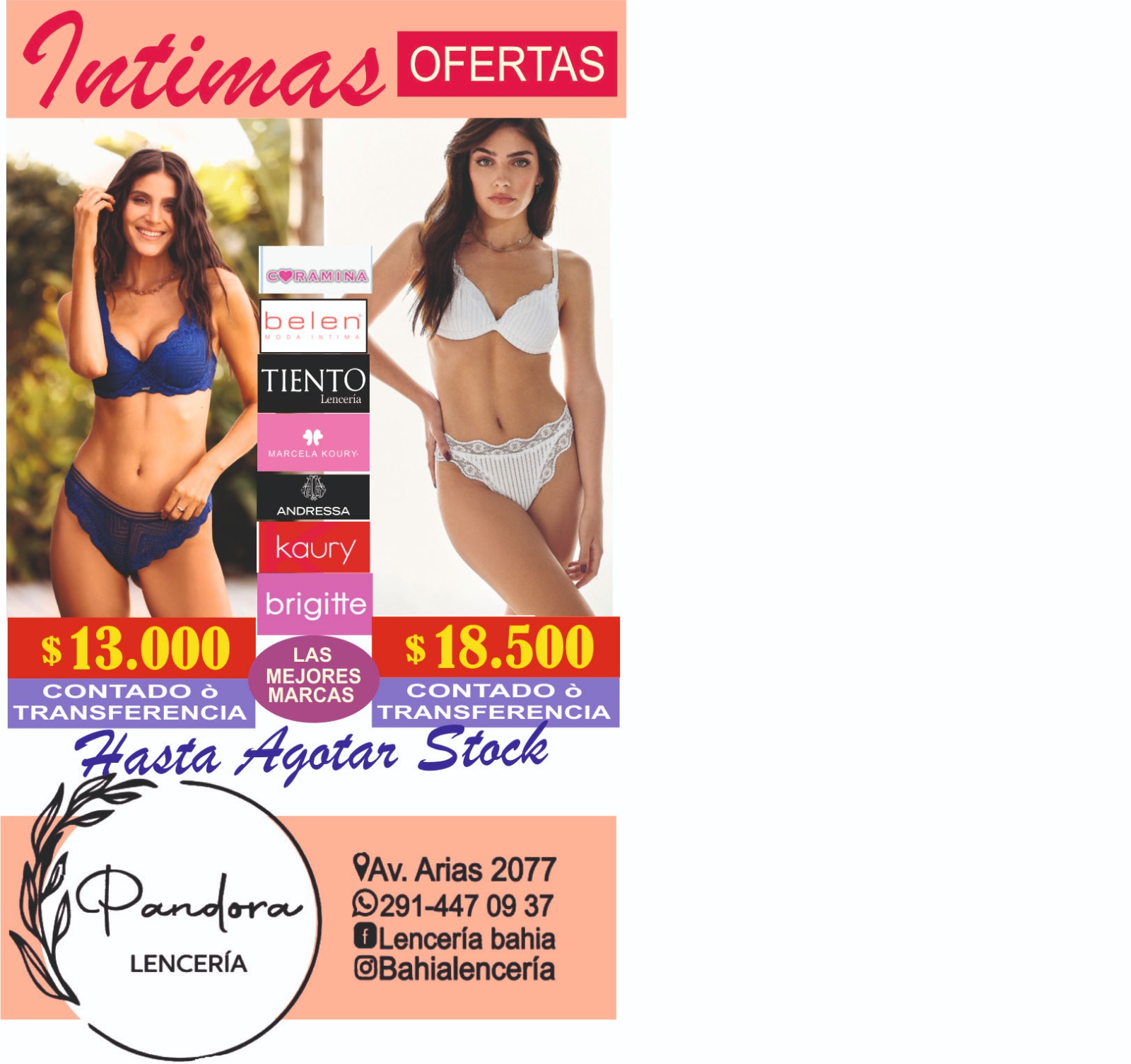 Conjuntos promo Talles y colores